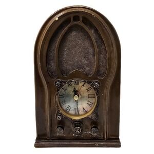 Home Interiors And Gifts Clock - looks like Cathedral Radio